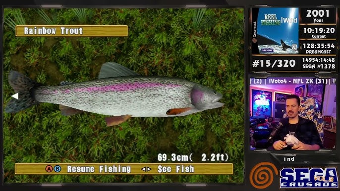 SEGA Crusade Vol 3 - #15 - Reel Fishing: Wild - Dreamcast - Part 1 