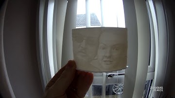 My first lithophane printed with Anet A8 3d Printer