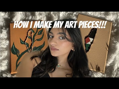 HOW I MAKE MY ART PIECES!!! - YouTube