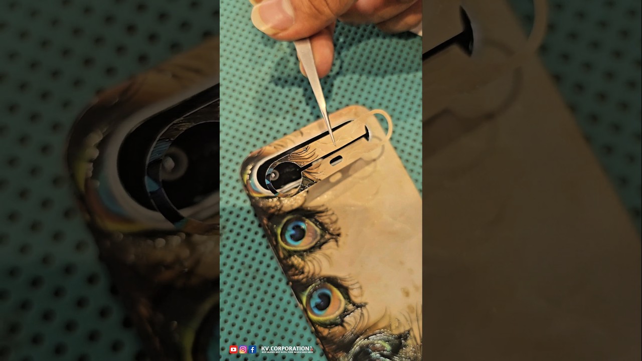 NEW Mobile Skins Featuring Krishna Morpankh 🦚✨️ #tecnopovaslim #kvcorporation #mobileskin #shorts