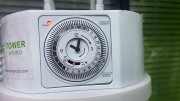 How to Operate the Mechanical Timer On the New Aeroponic Tower System?