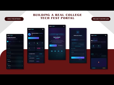 Building A Real College Tech Fest Portal 