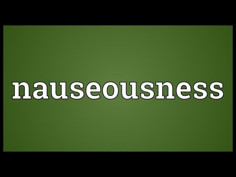 Header of nauseousness