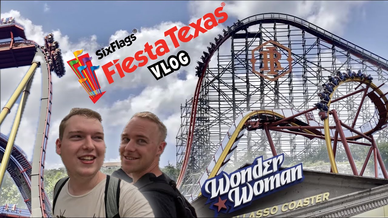 Wahnsinns Achterbahnen in einer Schlucht! Six Flags Fiesta Texas | Vlog 