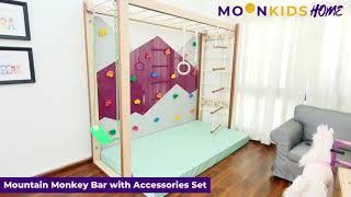 INDCF99   Mountain Monkey Bar with Accessories Set Details