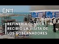 Así fue la visita de los gobernadores a la Refinería Olmeca Dos Bocas.