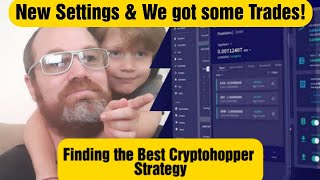 I have some New Settings For Cryptohopper Also we got some Trades 😊