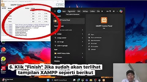 TUTORIAL MENGINSTALL XAMPP UNTUK DATABASE DAN SERVER WEBSITE CMS