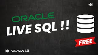 how to use oracle live sql? practice oracle sql online for free of cost