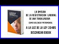 La omisión de la registración laboral de una trabajadora y la ley 26485 (Violencia contra la mujer)