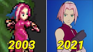 Evolution of Sakura Haruno in Video Games