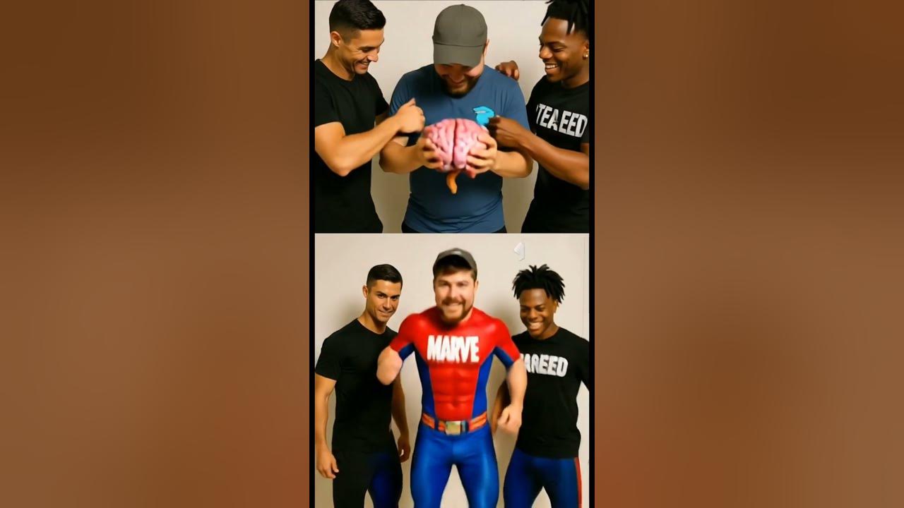 Mr beast ronaldo ishowspeed Brainrot #shorts