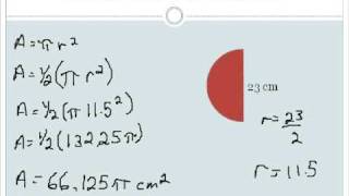 Area of circles Part 2 (Simplifying Math) Circle Within A Sphere Word Problem That Math Guy