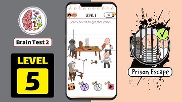 Brain Test 2 Prison Escape Level 5 Walkthrough