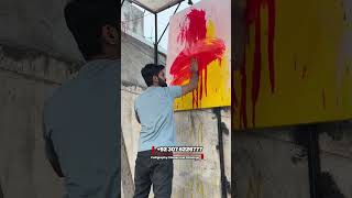 Kun Faya Kun Arabic Calligraphy Art – Beautiful Islamic Wall Painting #paintasticvalley #arabicart