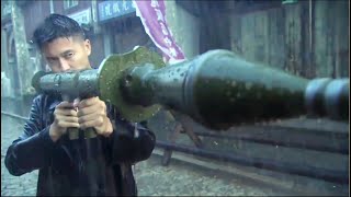 Anti-Japanese Film|Anti-Japanese hero infiltrates Japanese base,using a rocket launcher to kill them