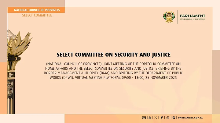 Select Committee on Security and Justice, 25 November 2025