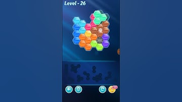 Block Hexa Puzzle Regular D Level 26 Walkthrough