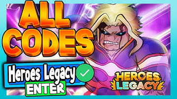 (APRIL 2021) ALL *NEW* SECRET OP CODES! Heroes Legacy Roblox
