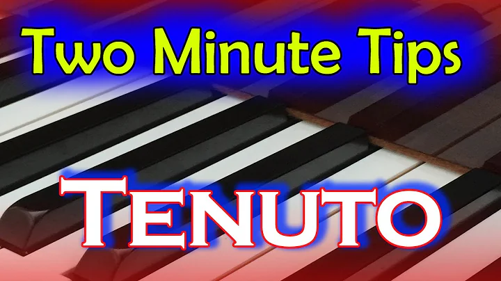 Tenuto marks in Music - Two Minute Tip