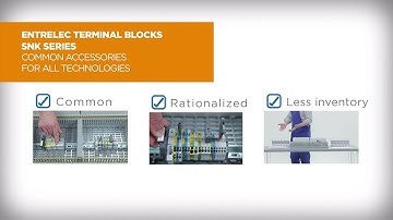 TE’s ENTRELEC Terminal Block SNK Series: Accessories