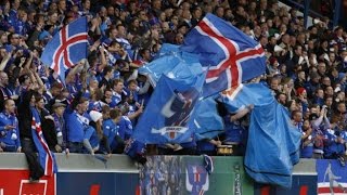 Iceland Beats England. Everyone Goes Nuts. ( Ísland Sigraði England. Allir Bilast.)