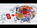 TECHNO HALLOWEEN! Little Tablet gets BIG! | Boy &amp; Dragon | Cartoons For Kids | Wildbrain Toons