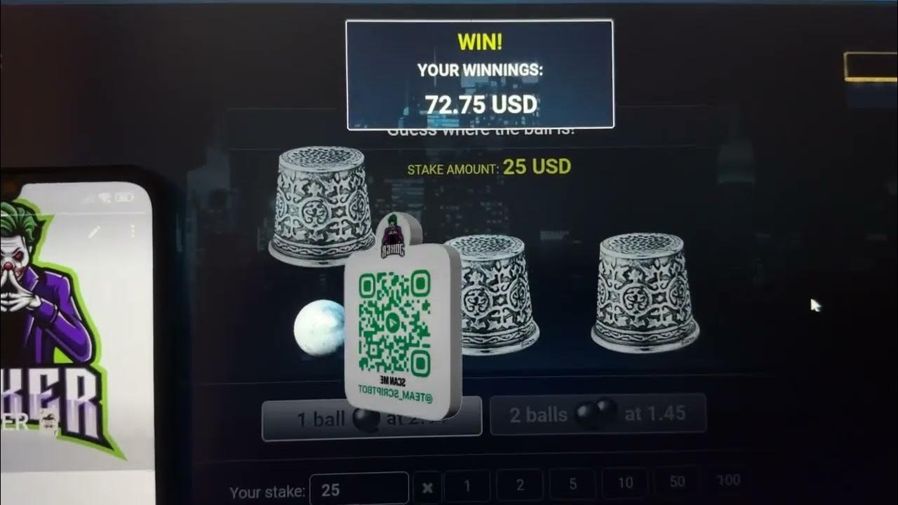 Invisible Thimbles Script for 1xbet YouTube