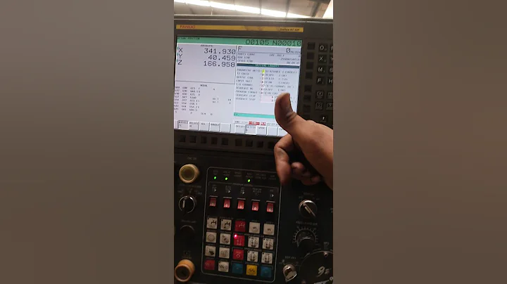 fanuc controlar parameters write 1 enable VMC #fanuc #vmc #machine #saiyaara