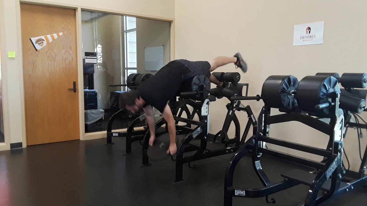 Single Leg Roman Chair Hold YouTube