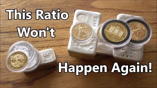 This Is Why Silver Will Never Correct To Historical Ratios!