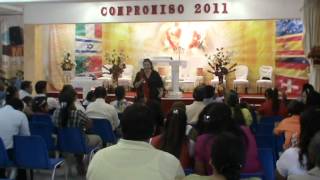 Video thumbnail of "Pero Cristo mi problema resolvio - Pastora Trivino (Venezuela) - Movimiento Misionero Mundial Monza"