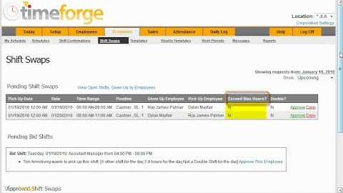 Shift Swap 101: Shift Swapping