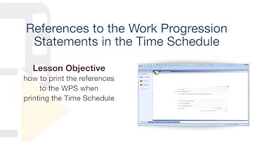 PriMus KRONO Tutorial - Work Progression Statements in the time schedule - ACCA software