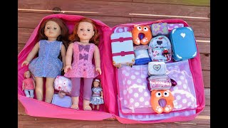 How To Travel With Your American Girl Doll ~ One Night Hotel Vacation Stay!