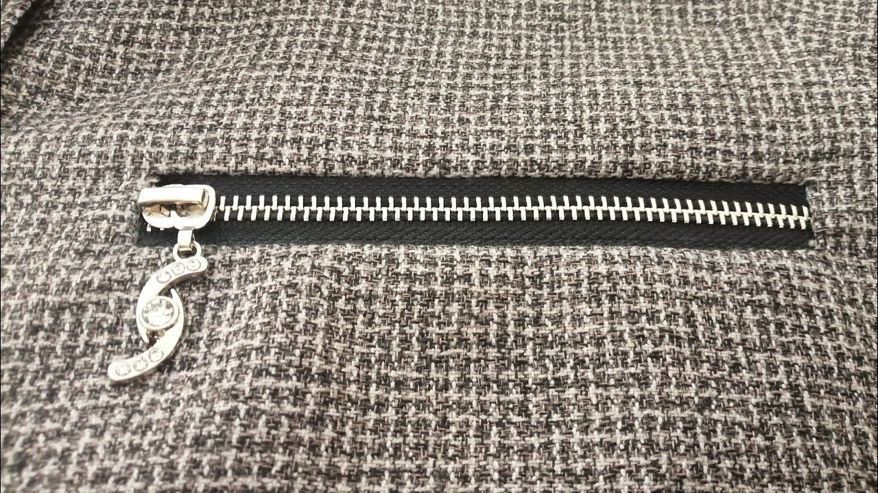 خياطة جيب بالسلسلة