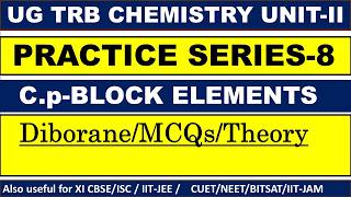 MCQs on Diborane/ Structure /properties/UG TRB Chemistry 2026/ Detailed Solution
