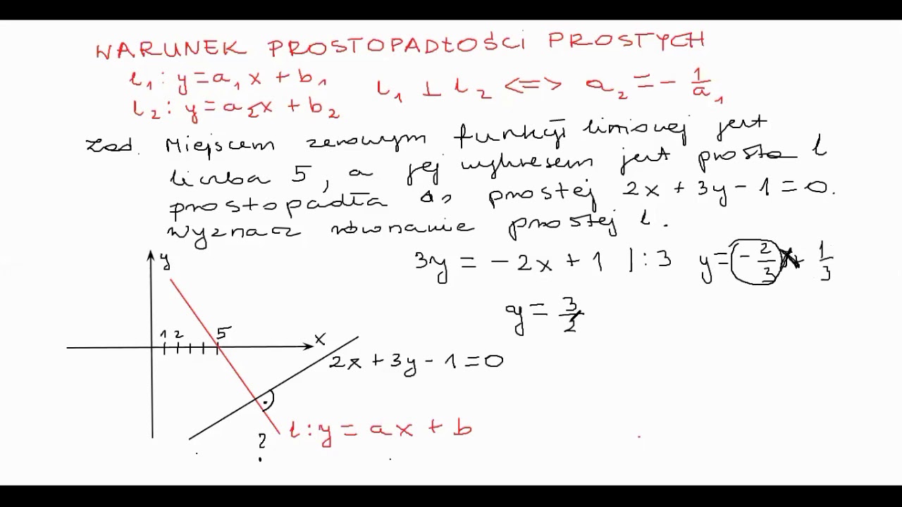 warunek-prostopad-o-ci-prostych-youtube