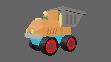 Modeling and texturing a dump truck - Blender 2.8 Tutorial