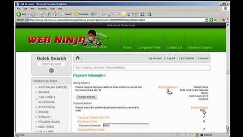 Web Ninja - MYOB Exo - sales order