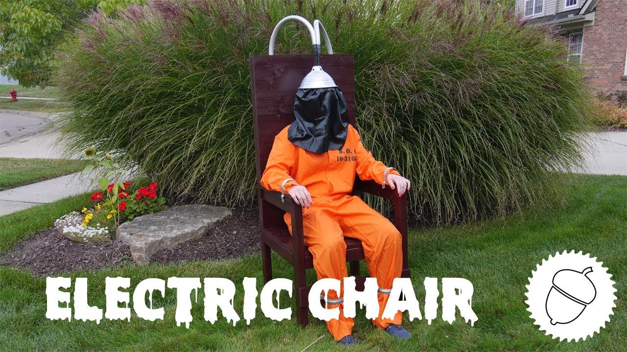 How to Build an Electric Chair | Halloween Lawn Decoration - YouTube