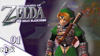 An Origin story of Fierce Diety Link? - The Legend of Zelda Helix Blade Demo