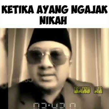 Ketika ayang ngajak nikah// Meme viral