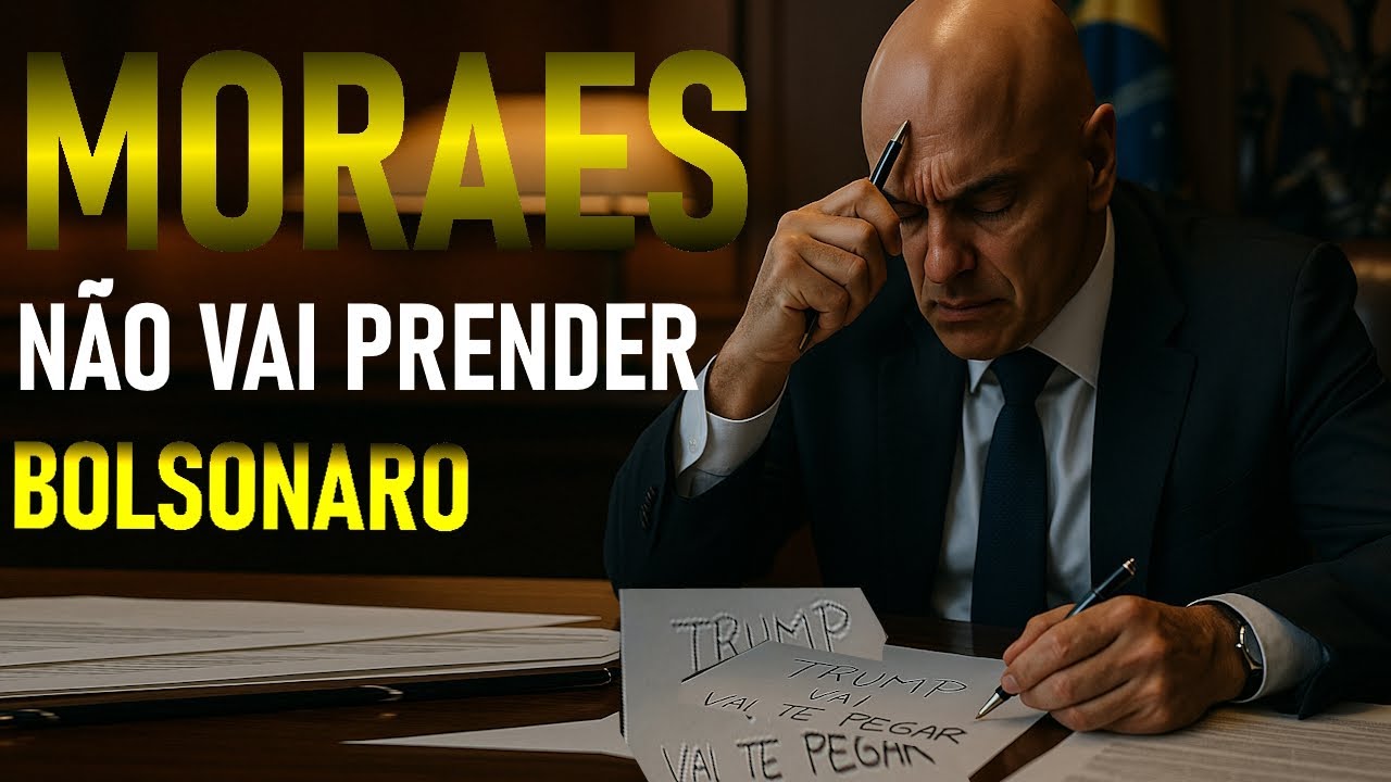 DO QUE MORAES ESTÁ COM MEDO? E POR QUE NÃO VAI DECRETAR A PRISÃO DE BOLSONARO