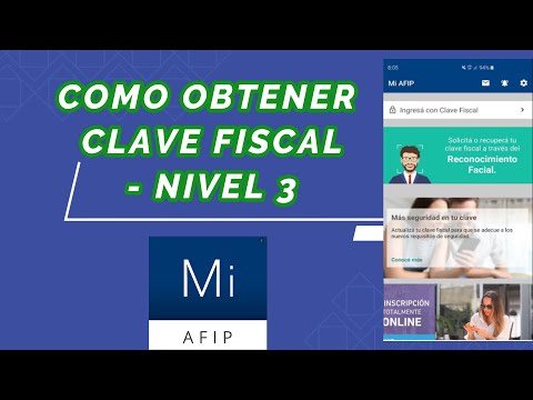 Como sacar/recuperar clave fiscal online de AFIP nivel 3/Paso a Paso con el celular