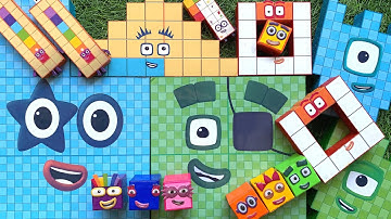 Looking for Numberblocks NEW 1250 Puzzle Tetris Shape ASMR  | Numberblocks Satisfying Video