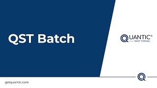 Quantic POS - QST Batch