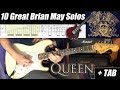 10 great brian may solos  tab