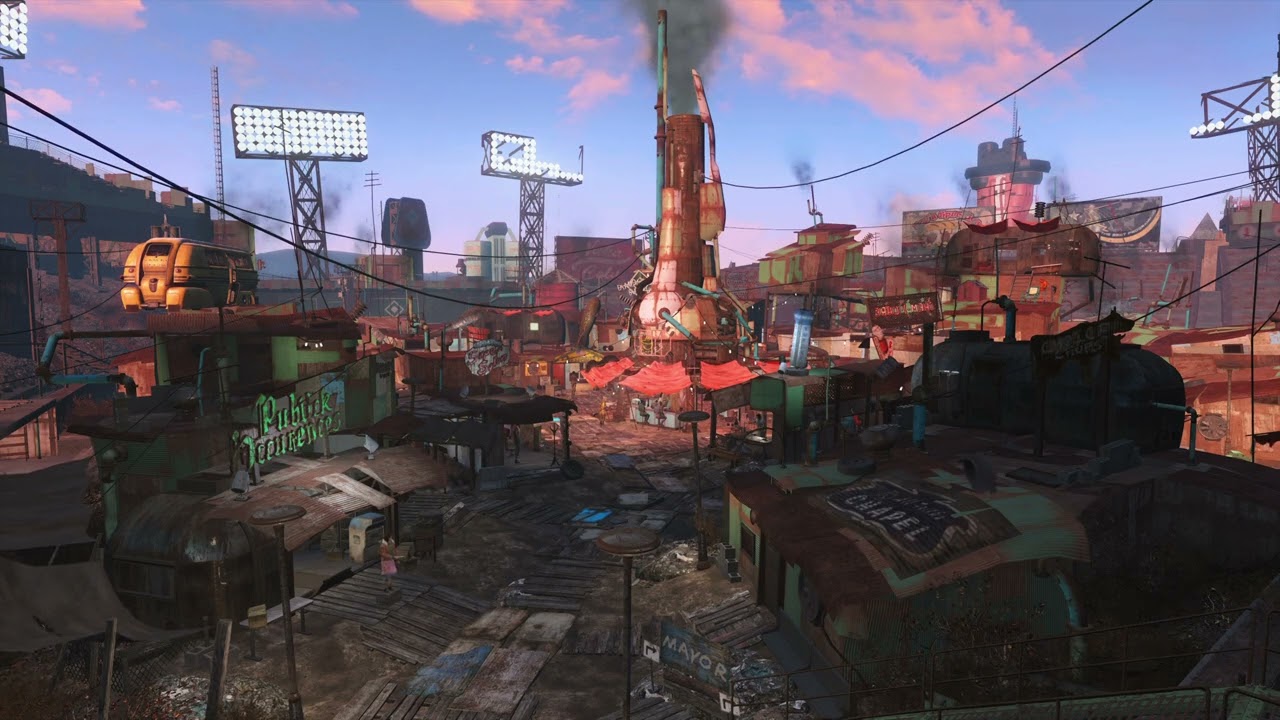 Fallout 4 - A Day In Diamond City   (Ambient + OST)