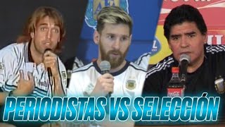 La batalla histórica entre la selección argentina y el periodismo